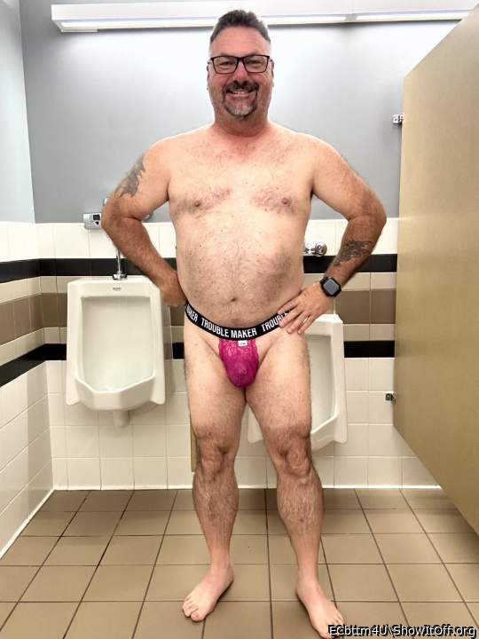 Public bathroom undies
