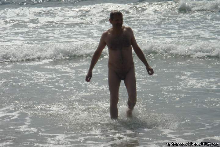 Nothing better than nude in the ocean.   