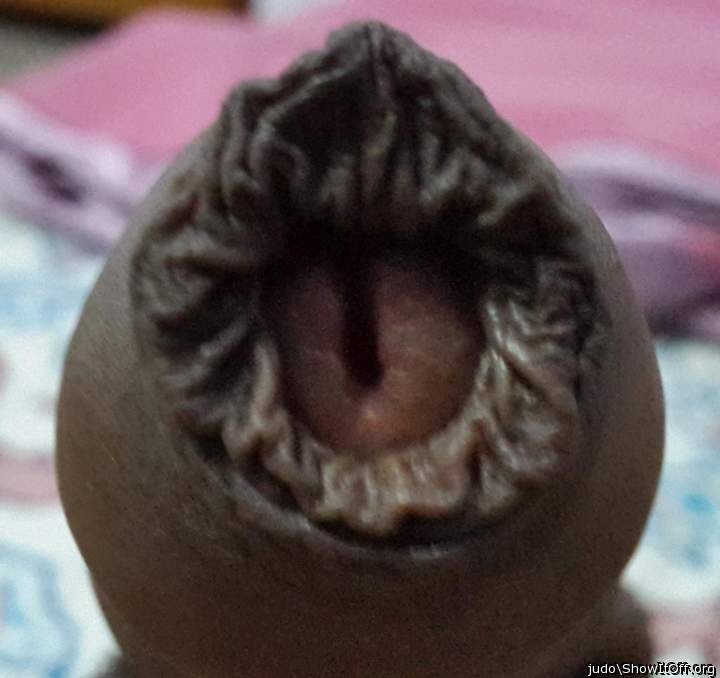  I want to lick this sexy hot foreskin of yours    