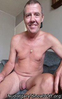 Nudist Gary all over tan
