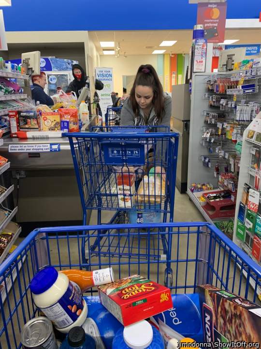 A HOTTIE WITH NO BRA JIM SAW AT STORE
