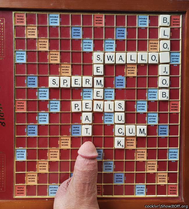 Anyone for a game of Scrabble?