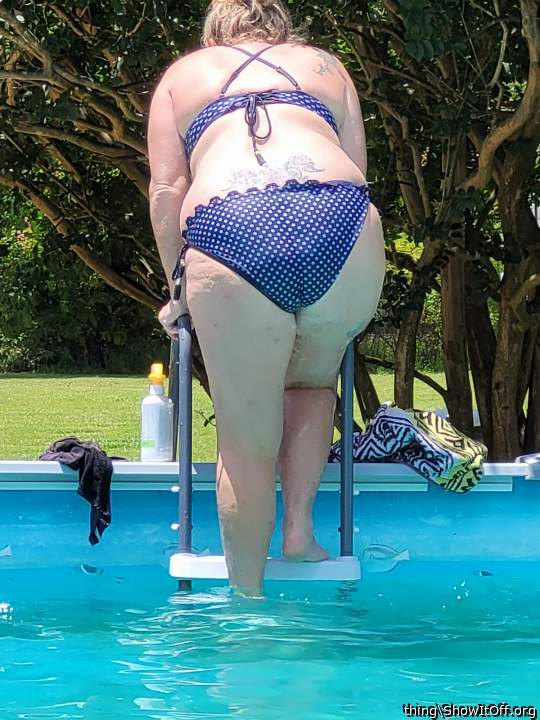 Wife's ass in bikini