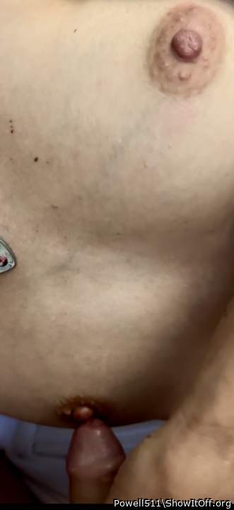 Beautiful nipple just waiting for some attention.  I see his