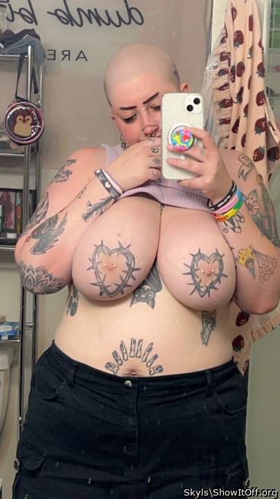 Your tits are fucking amazing.