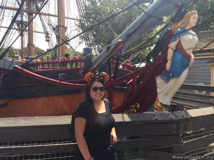 In a Movie Park ?
You looks sexy 