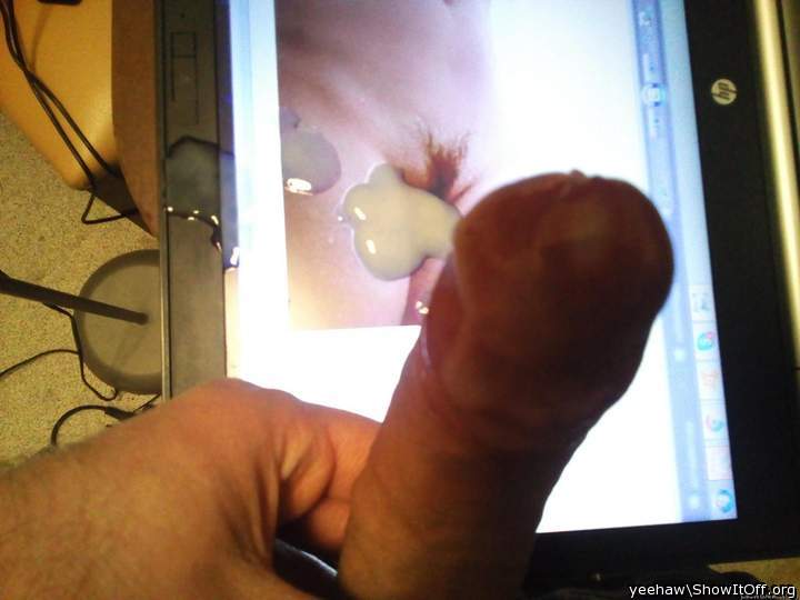 justavo got his cum all over my cunt