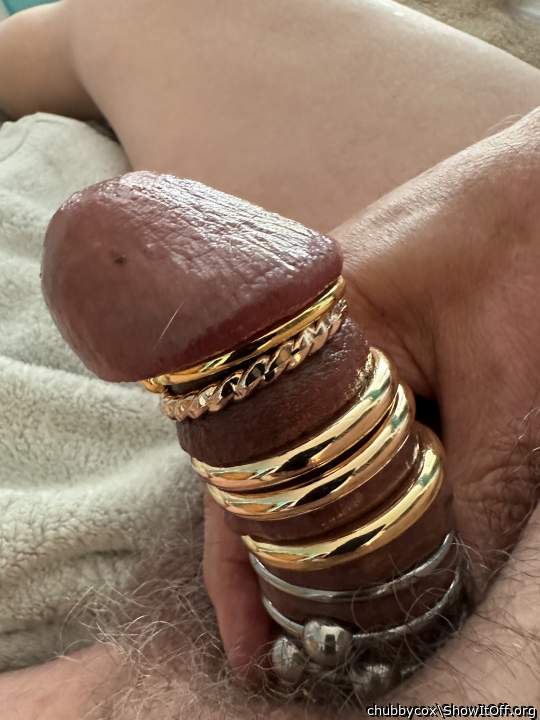 golden rings for chubbycox pretty penis!