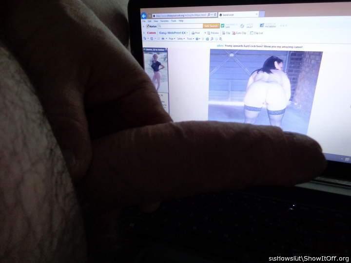 who is that slut bending over for that cock?