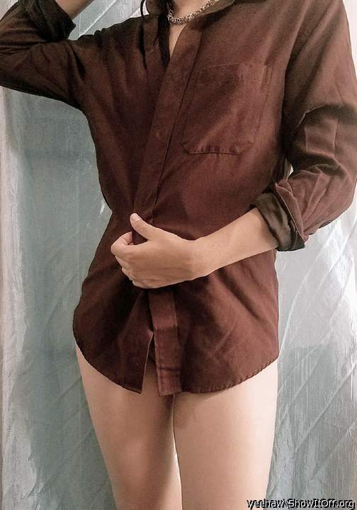 What sort of loveliness is hiding behind that shirt?   