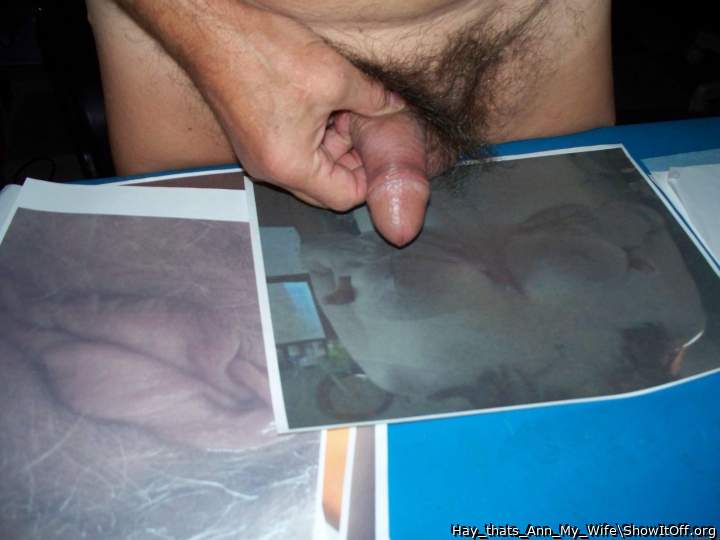 WOW! This guy has got pictures of My Wife tits & Pussy, at his home