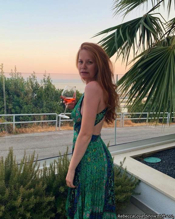 Wow, you look very beautiful. I love the long red hair.