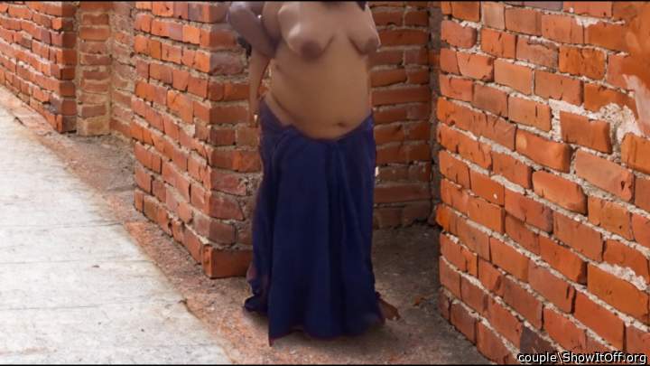 Photo of boobs from couple