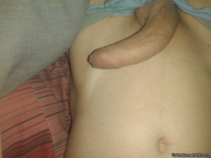 Love your thick curved uncut cock!! &#128525;&#128525;