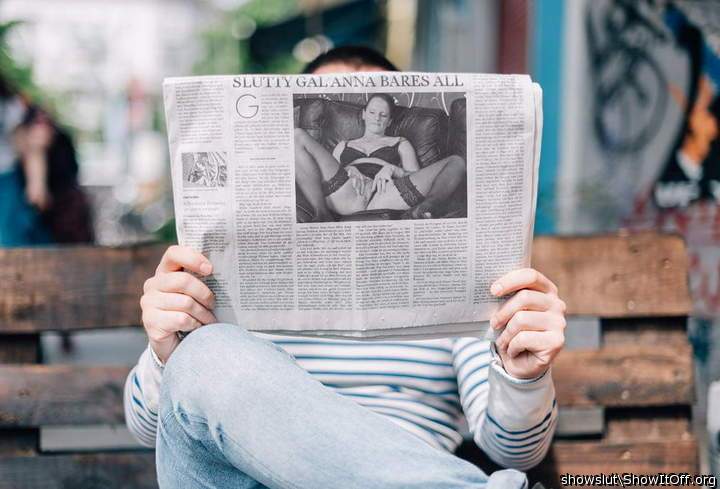 Slut Anna makes the news