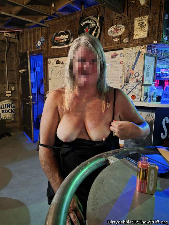 At the bar