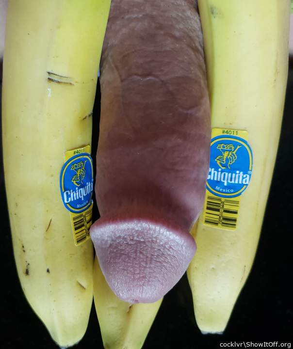 I want the banana in the middle, most delicious + nutritious