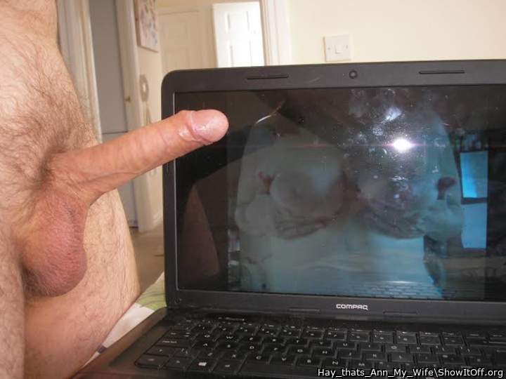 ''WoW'' My Wife Ann's tits, are on this Chatters TV set!