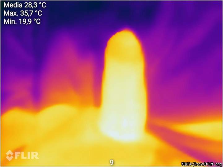 MY DICK WITH THERMAL CAMERA