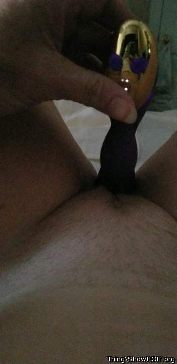 Little dildo action from a fuck buddy