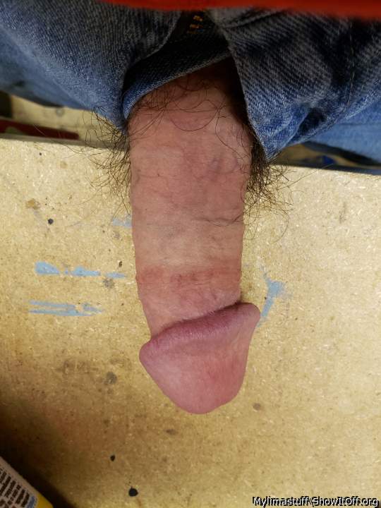 A cock poking out looking so sexy.