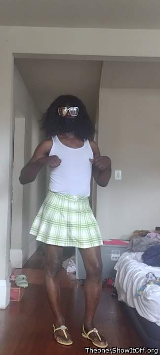 Tinkerbell is here u see my bitch ass  in my skirt