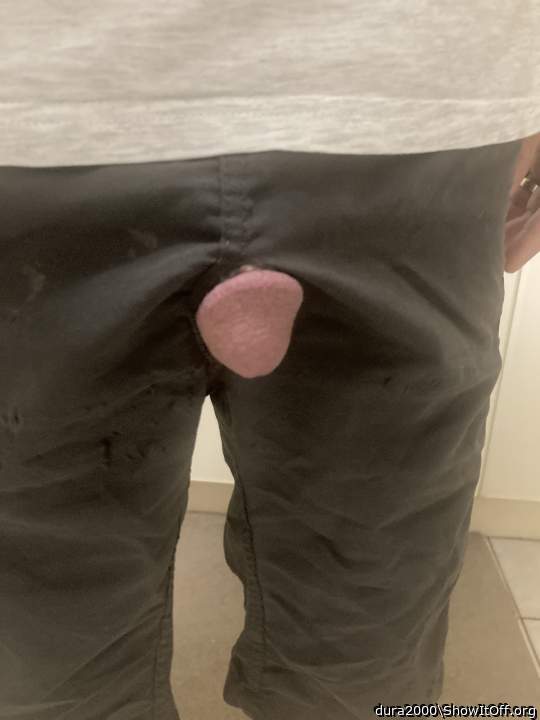 Just discovered a hole in my pants.