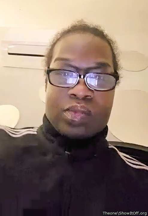 My CD wife looking like a straight up dude with his hair braided