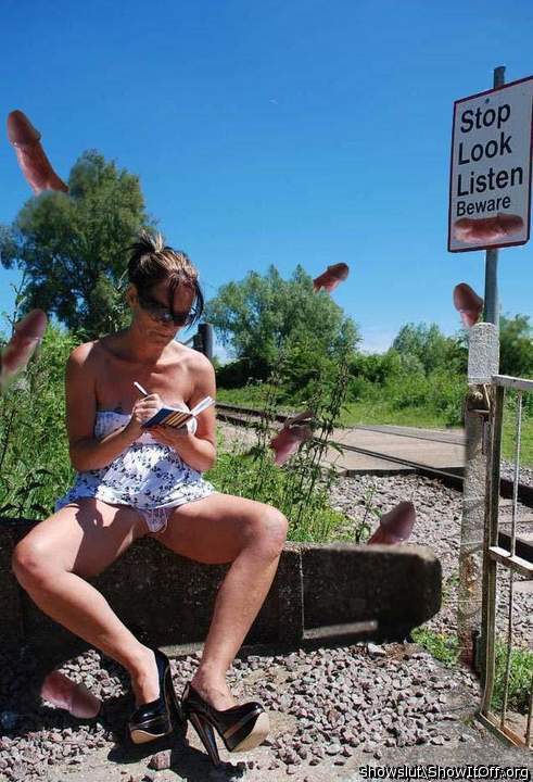 Cocks and more cocks for this slut.