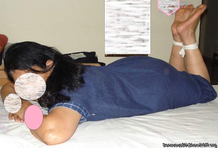 I am tied up and ordered to give blow job