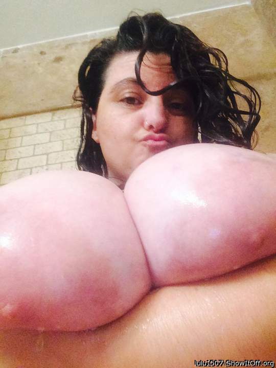 Looking very sexy when wet