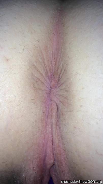My asshole close up