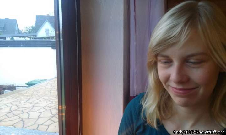 Very pretty woman.  Lovely smile.   