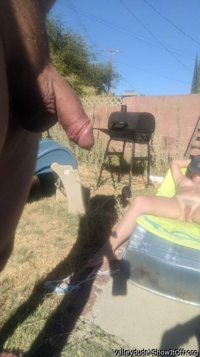 Backyard sunnin' 22...