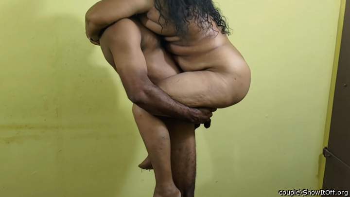 Photo of backyard from couple