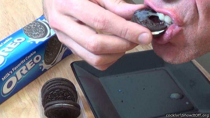 Enjoying the results of a very delicious endeavor.      