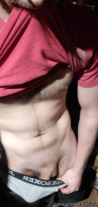 Super sexy photo... so tempting ... nipple, hair, nut bag.. 