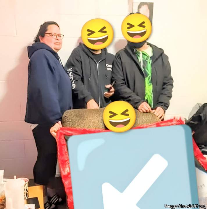 me trying to tip toe to be as tall as my brother's