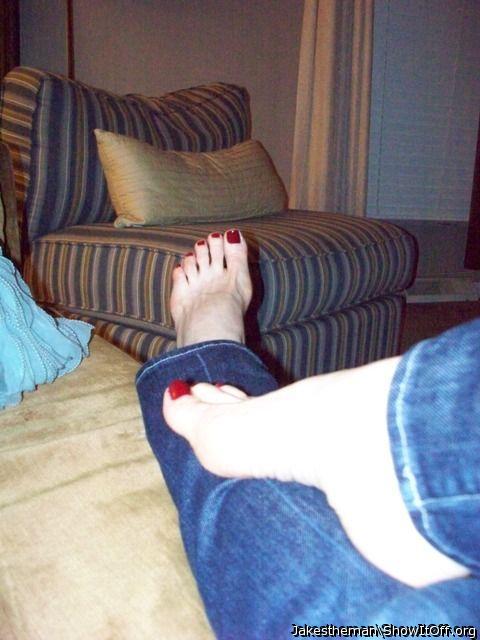 Jada's lovely feet.