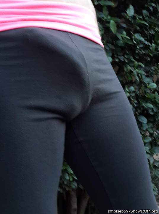 hard in yoga pants