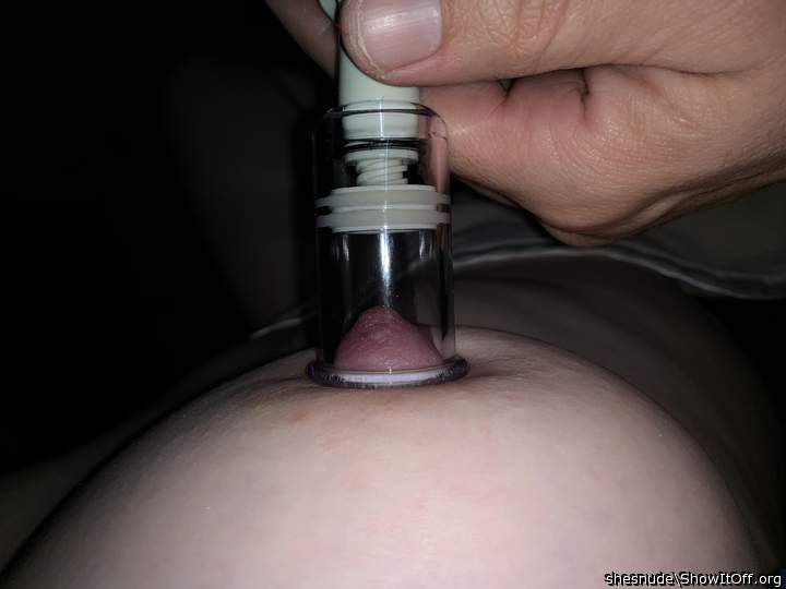 I like nipple pumping makes my nipples bigger