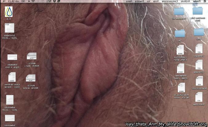 My Wife Ann's, PUSSY,  ''Screen Saver'', Chatter made & is using