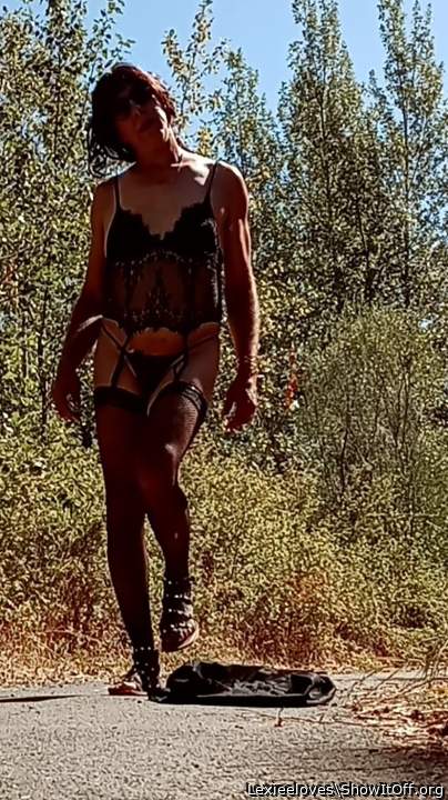 Out for a walk in public