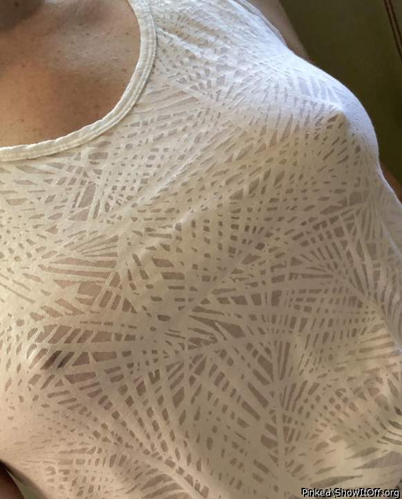 Time to go to Home Depot to tease the dirty old men with my tits.